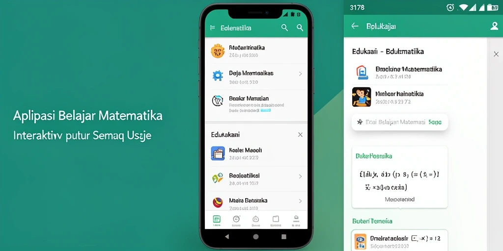 Antarmuka interaktif aplikasi Belajar Matematika 3178