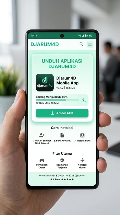 Tampilan halaman APK djarum4d