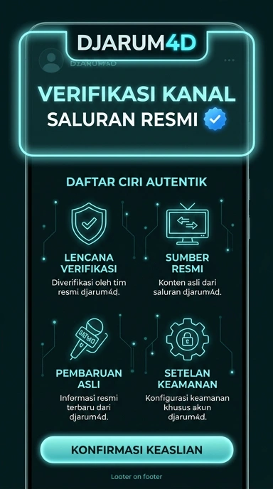 Tampilan kanal resmi djarum4d